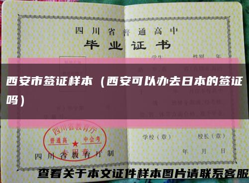西安市签证样本（西安可以办去日本的签证吗）缩略图