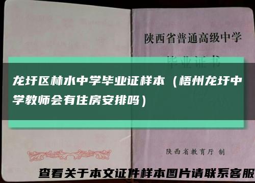 龙圩区林水中学毕业证样本（梧州龙圩中学教师会有住房安排吗）缩略图