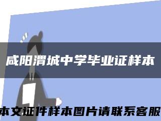咸阳渭城中学毕业证样本缩略图