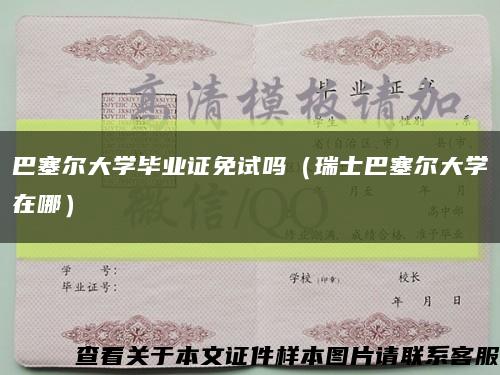 巴塞尔大学毕业证免试吗（瑞士巴塞尔大学在哪）缩略图