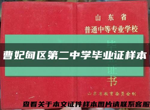 曹妃甸区第二中学毕业证样本缩略图