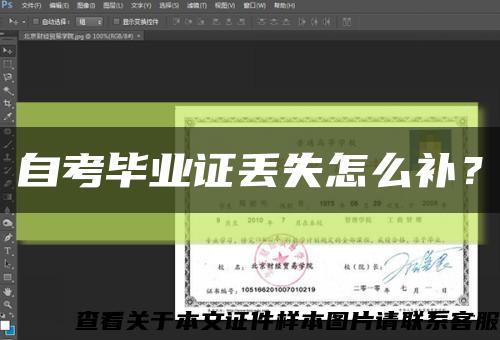 自考毕业证丢失怎么补？缩略图
