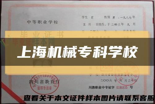 上海机械专科学校缩略图