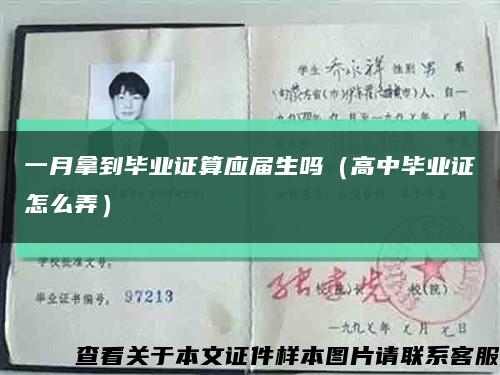 一月拿到毕业证算应届生吗（高中毕业证怎么弄）缩略图
