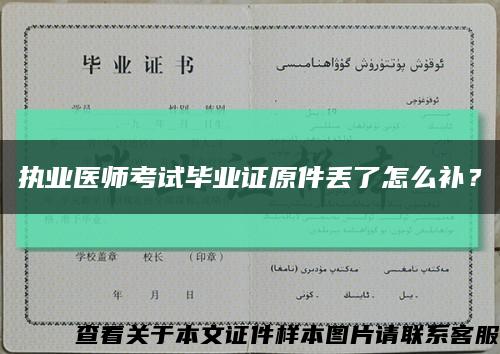 执业医师考试毕业证原件丢了怎么补？缩略图