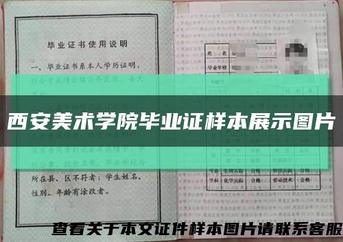 西安美术学院毕业证样本展示图片缩略图
