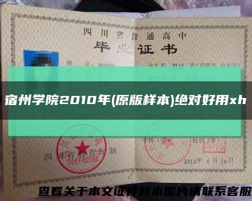 宿州学院2010年(原版样本)绝对好用xh缩略图