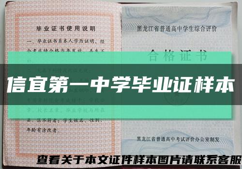 信宜第一中学毕业证样本缩略图