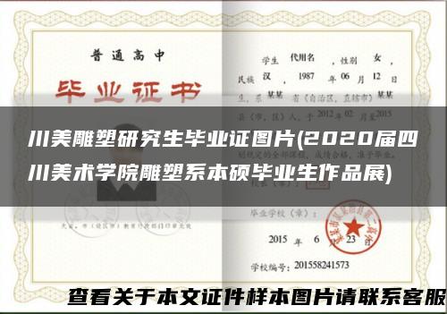 川美雕塑研究生毕业证图片(2020届四川美术学院雕塑系本硕毕业生作品展)缩略图