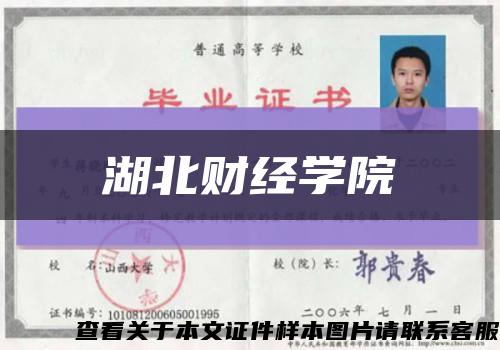 湖北财经学院缩略图