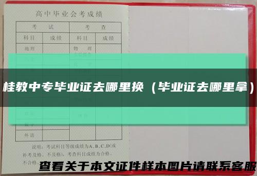桂教中专毕业证去哪里换（毕业证去哪里拿）缩略图