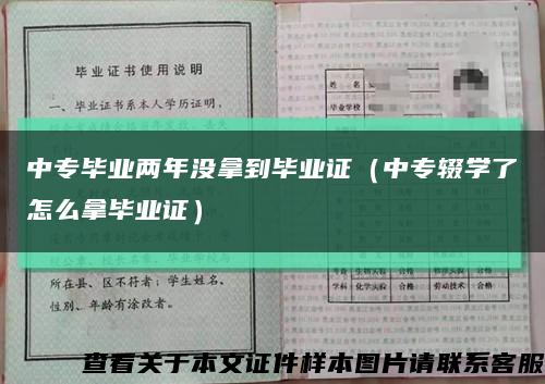 中专毕业两年没拿到毕业证（中专辍学了怎么拿毕业证）缩略图
