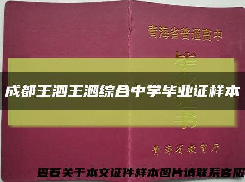 成都王泗王泗综合中学毕业证样本缩略图