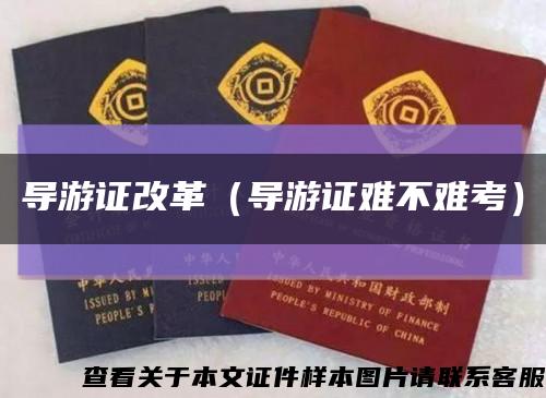 导游证改革（导游证难不难考）缩略图