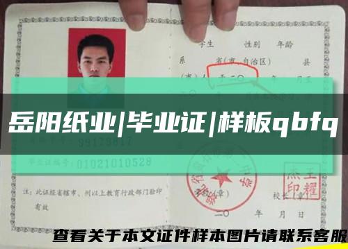 岳阳纸业|毕业证|样板qbfq缩略图