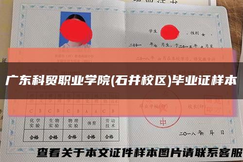 广东科贸职业学院(石井校区)毕业证样本缩略图
