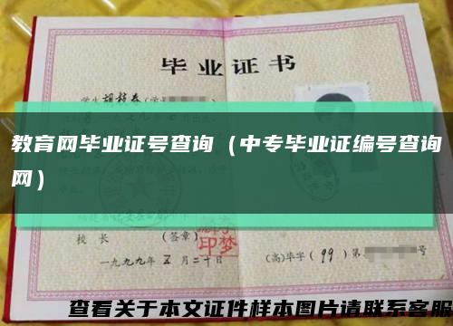 教育网毕业证号查询（中专毕业证编号查询网）缩略图