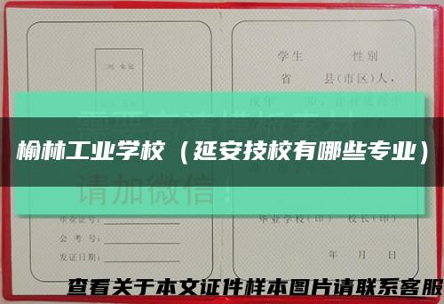 榆林工业学校（延安技校有哪些专业）缩略图