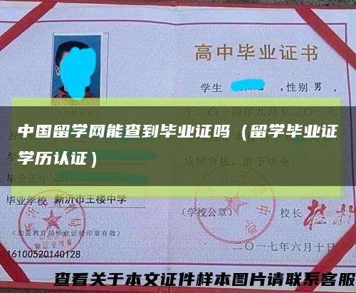 中国留学网能查到毕业证吗（留学毕业证学历认证）缩略图