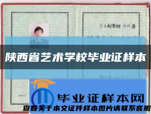 陕西省艺术学校毕业证样本缩略图