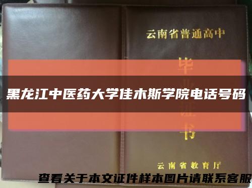 黑龙江中医药大学佳木斯学院电话号码缩略图