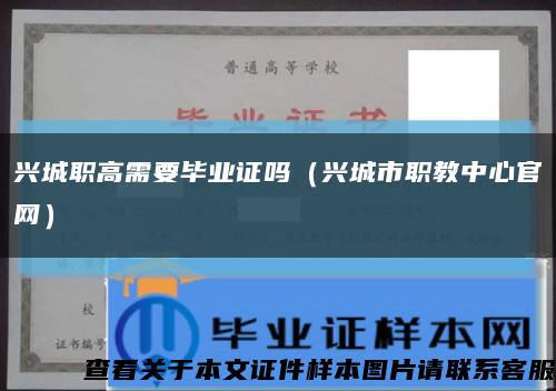 兴城职高需要毕业证吗（兴城市职教中心官网）缩略图