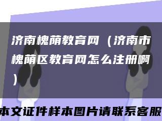 济南槐荫教育网（济南市槐荫区教育网怎么注册啊）缩略图