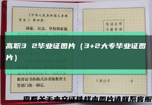 高职3 2毕业证图片（3+2大专毕业证图片）缩略图