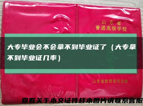 大专毕业会不会拿不到毕业证了（大专拿不到毕业证几率）缩略图