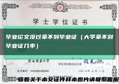毕业论文没过拿不到毕业证（大学拿不到毕业证几率）缩略图