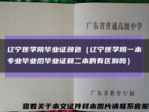 辽宁医学院毕业证颜色（辽宁医学院一本专业毕业后毕业证和二本的有区别吗）缩略图