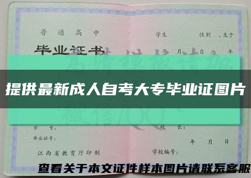 提供最新成人自考大专毕业证图片缩略图