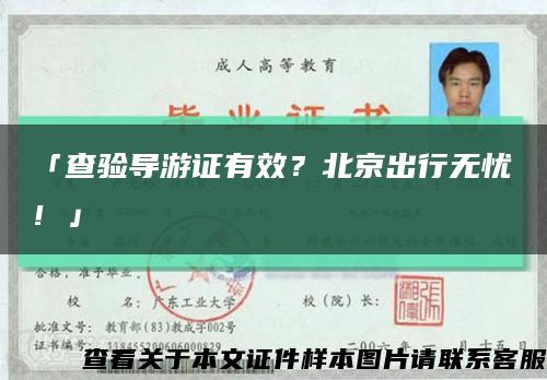 「查验导游证有效？北京出行无忧！」缩略图