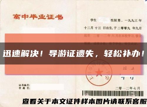 迅速解决！导游证遗失，轻松补办！缩略图