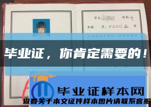 毕业证，你肯定需要的！缩略图