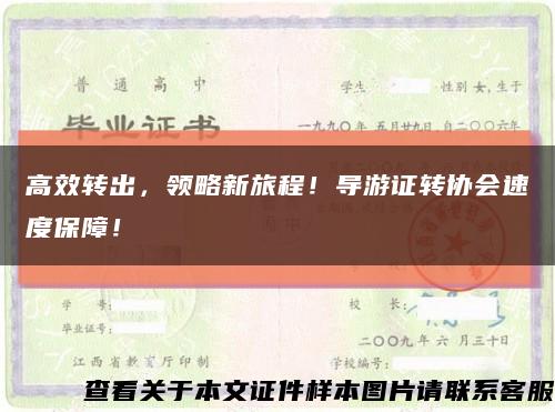 高效转出，领略新旅程！导游证转协会速度保障！缩略图