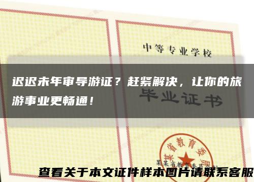 迟迟未年审导游证？赶紧解决，让你的旅游事业更畅通！缩略图