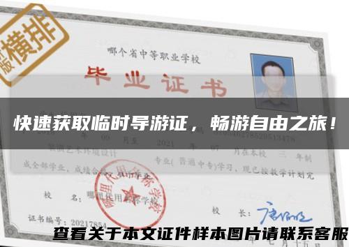 快速获取临时导游证，畅游自由之旅！缩略图