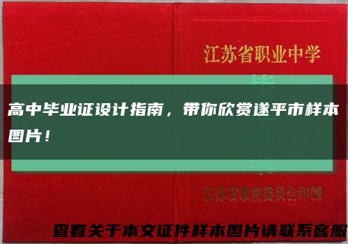 高中毕业证设计指南，带你欣赏遂平市样本图片！缩略图
