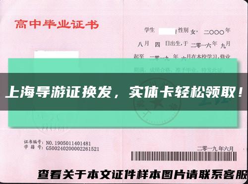 上海导游证换发，实体卡轻松领取！缩略图