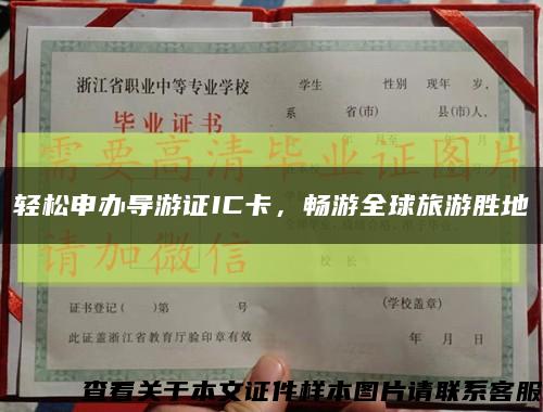 轻松申办导游证IC卡，畅游全球旅游胜地缩略图