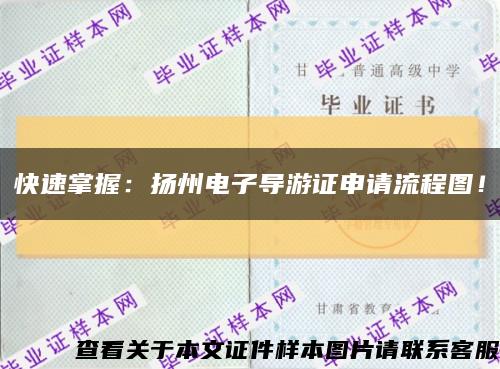 快速掌握：扬州电子导游证申请流程图！缩略图