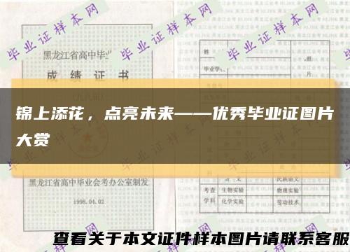锦上添花，点亮未来——优秀毕业证图片大赏缩略图