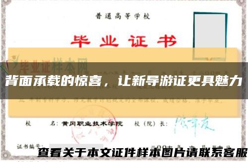 背面承载的惊喜，让新导游证更具魅力缩略图