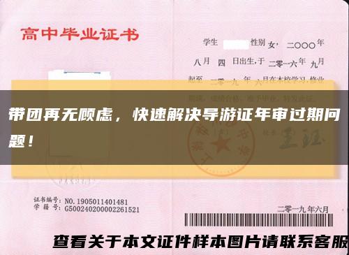 带团再无顾虑，快速解决导游证年审过期问题！缩略图