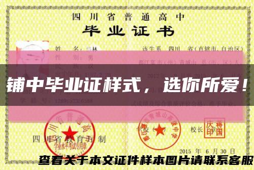 铺中毕业证样式，选你所爱！缩略图