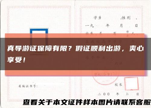 真导游证保障有限？假证顺利出游，爽心享受！缩略图