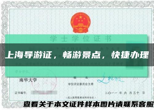上海导游证，畅游景点，快捷办理缩略图