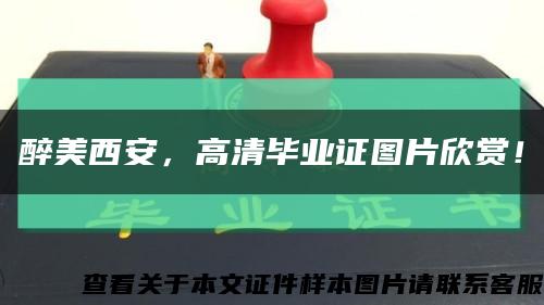 醉美西安，高清毕业证图片欣赏！缩略图