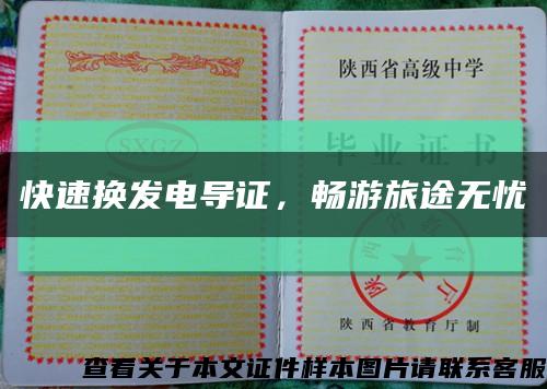 快速换发电导证，畅游旅途无忧缩略图